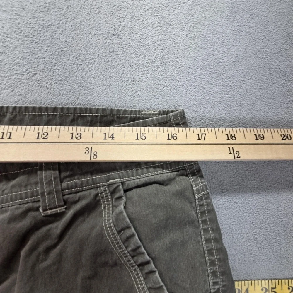 Kuhl Shorts‎ Mens 32 Green Ambush Cargo Crag Outdoor Hiking Zip Pockets
